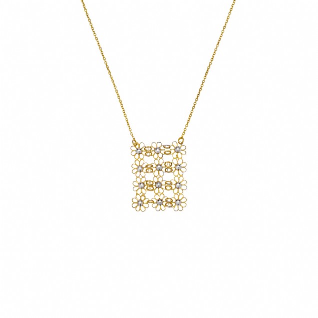 Gold Daisy Necklace