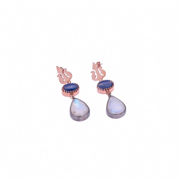 Kyanit Aytaşı Küpe