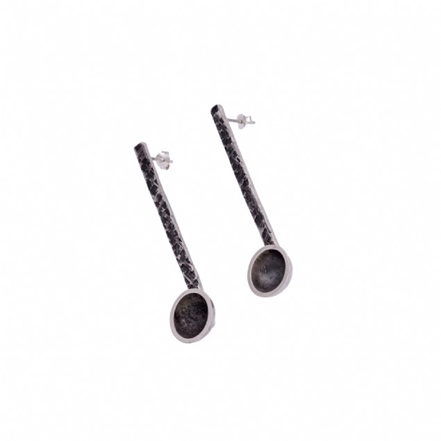 Oxide Yarımküre Küpe