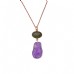 Serpantin Ametist Kolye