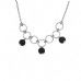 Lava Stone Circle Necklace