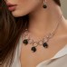 Lava Stone Circle Necklace