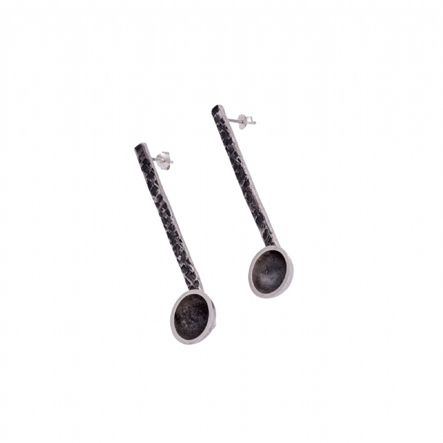 Oxide Yarımküre Küpe